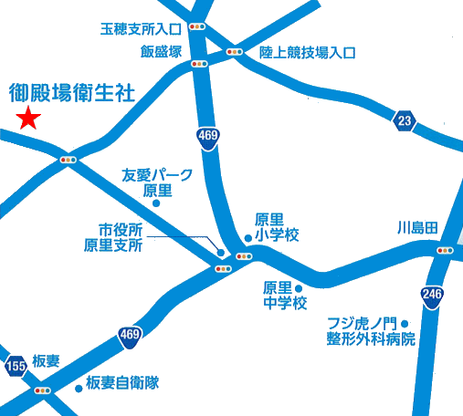 御殿場衛生社 地図